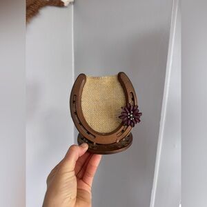 Horse shoe Earring Holder